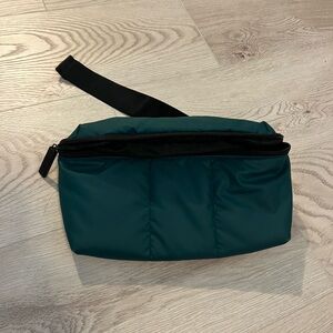 Calpak Green and Black Belt Bag